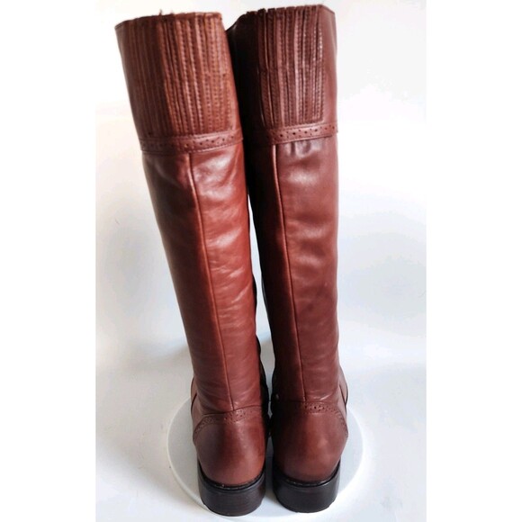 Blondo Size 9 M Leather Knee High Tall Riding Boots Brown Canada Waterproof Warm - Picture 3 of 15